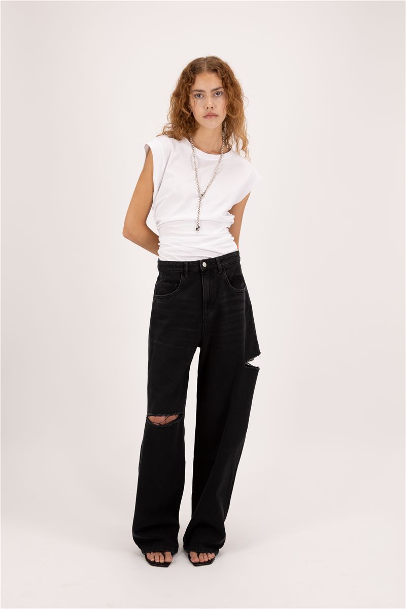 Poppy - women’s wide leg jeans-ICON DENIM-Verso