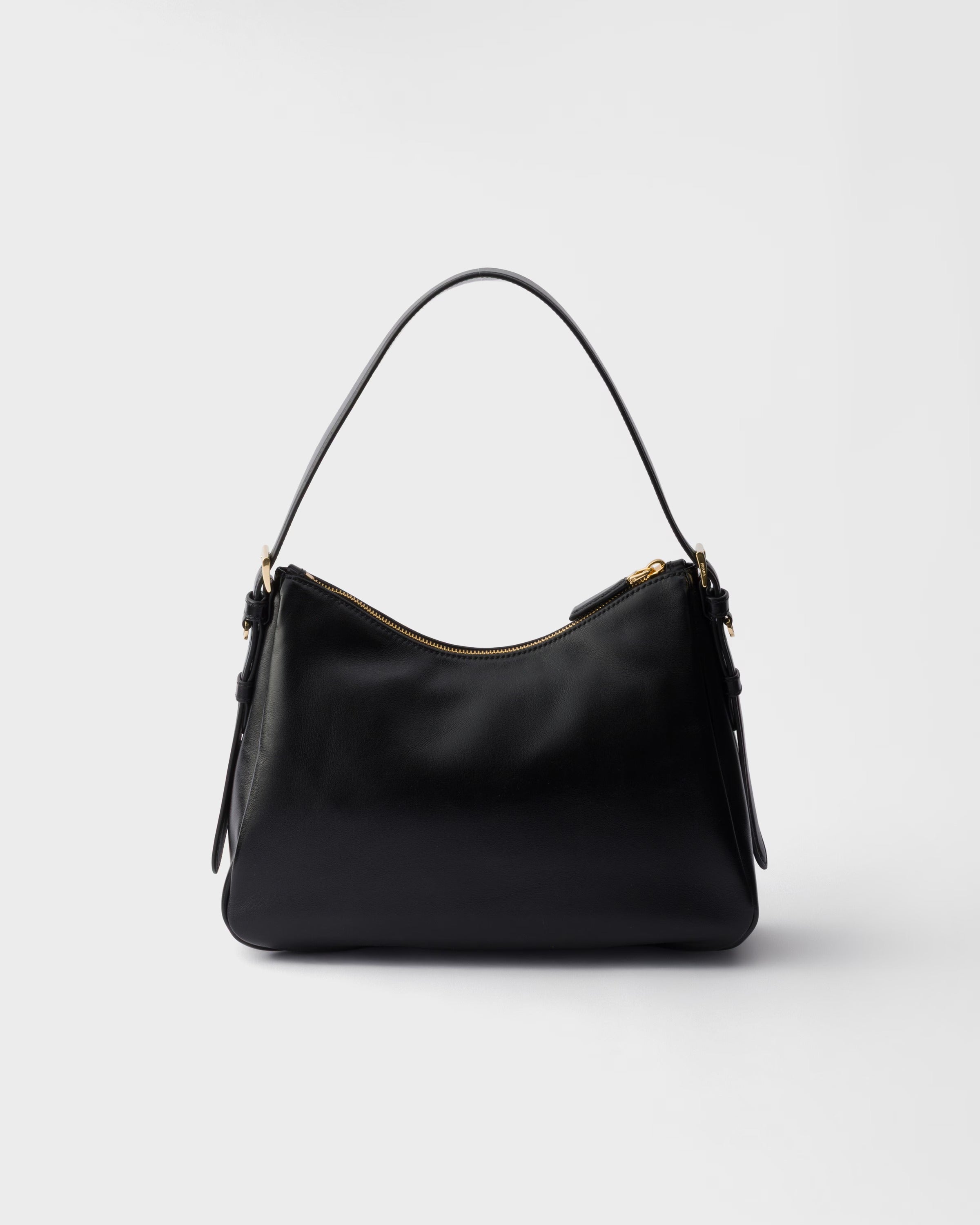 Prada Aimée Medium Leather Shoulder Bag-PRADA-Verso