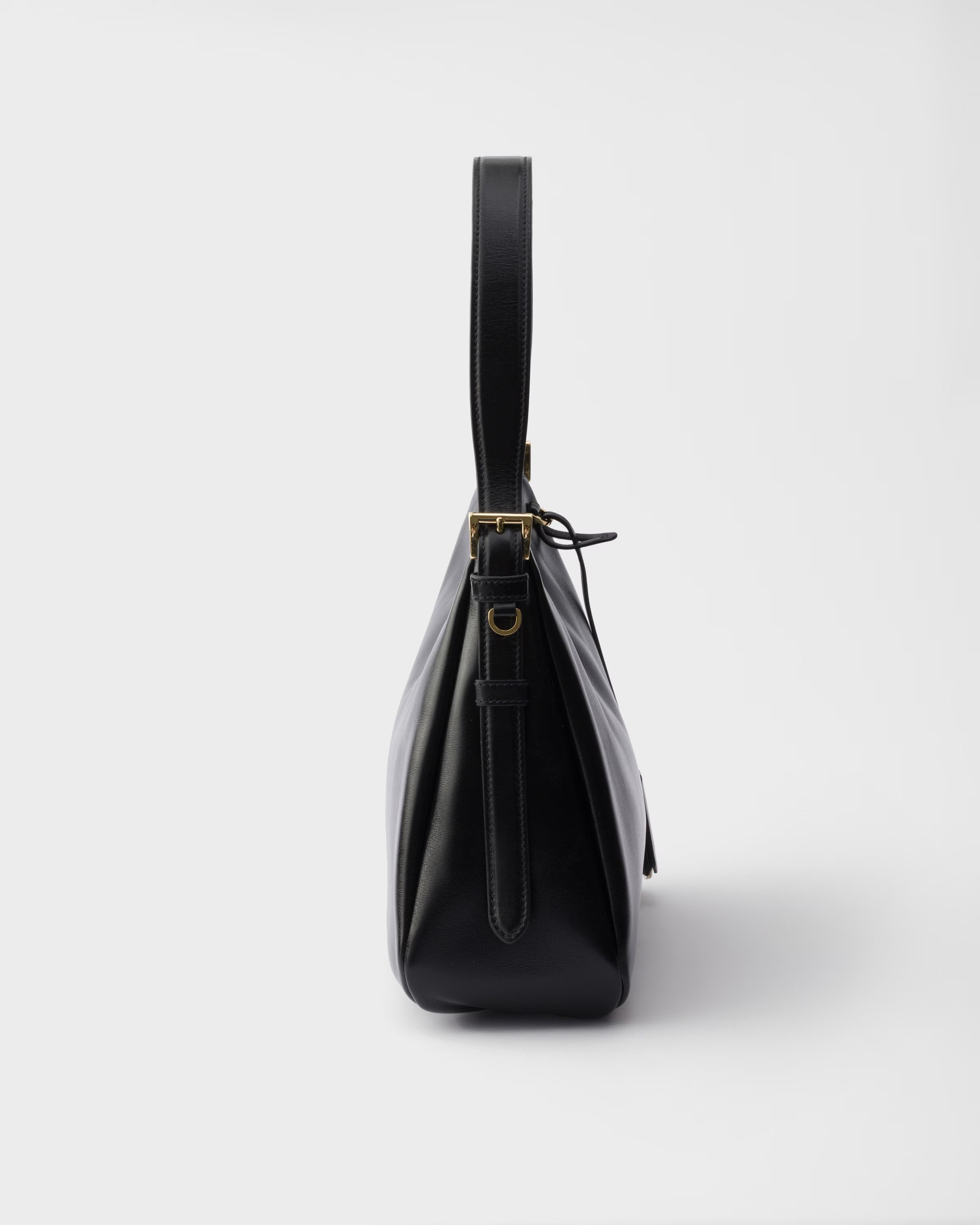 Prada Aimée Medium Leather Shoulder Bag-PRADA-Verso