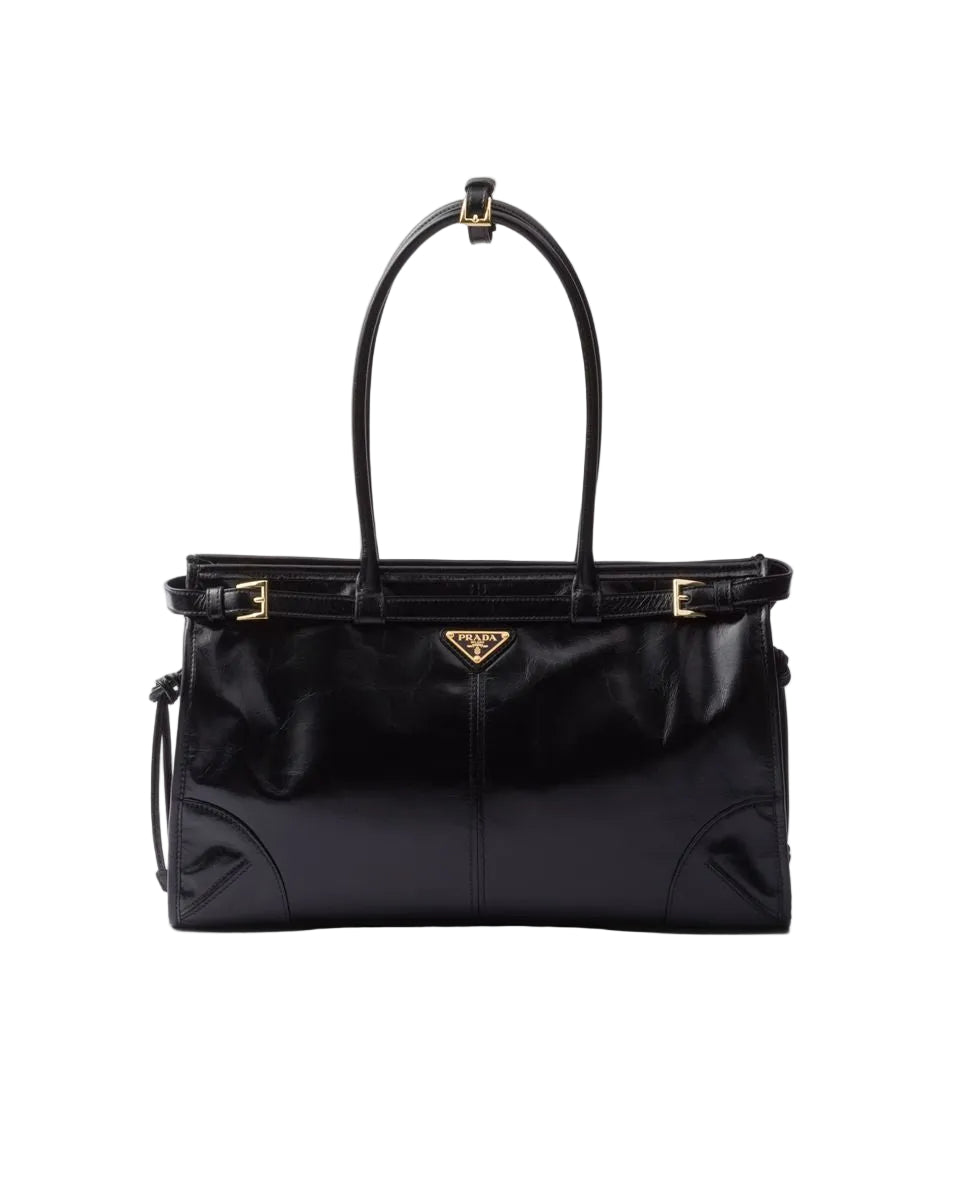 Prada Bonnie Large Leather Handbag-PRADA-312155-TU-Verso