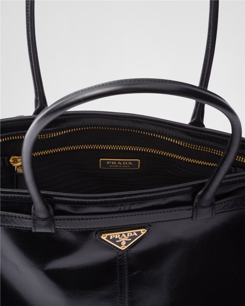 Prada Bonnie Large Leather Handbag-PRADA-Verso