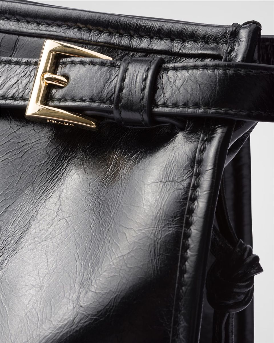 Prada Bonnie Large Leather Handbag-PRADA-Verso