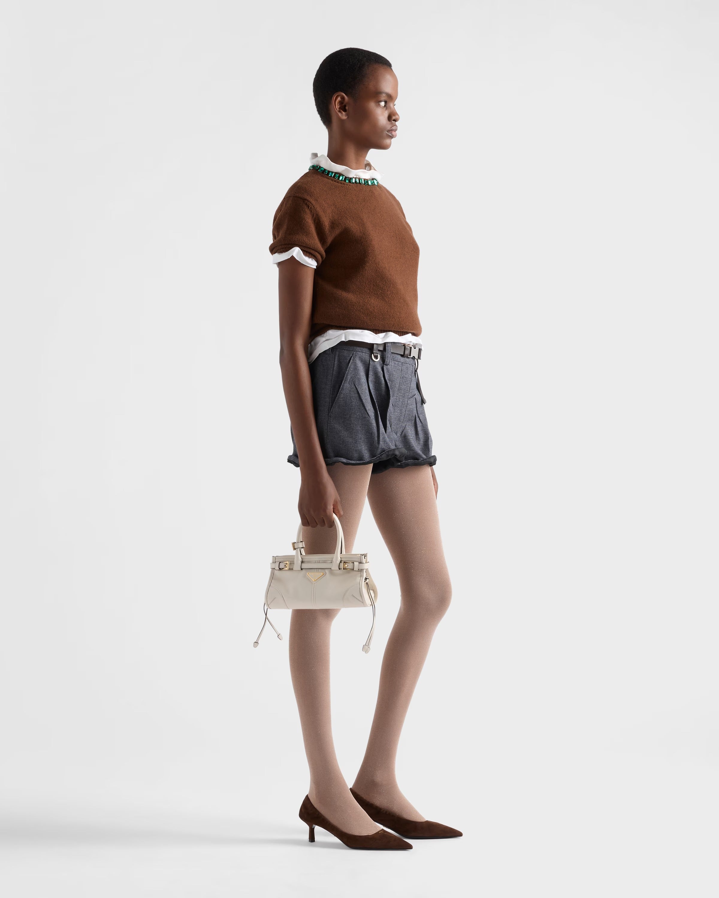 Prada bonnie leather mini handbag-PRADA-Verso