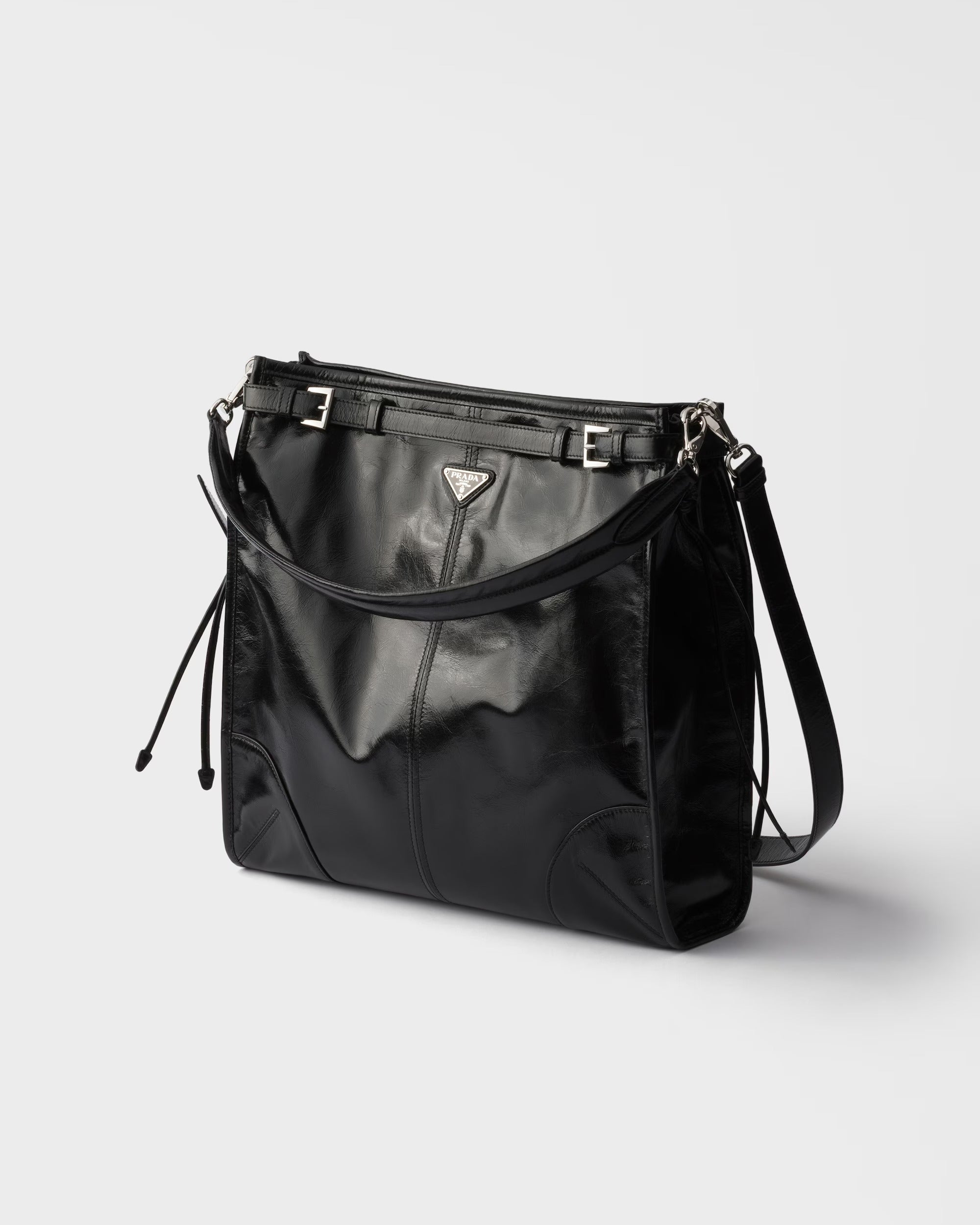 Prada bonnie leather shoulder bag-PRADA-Verso