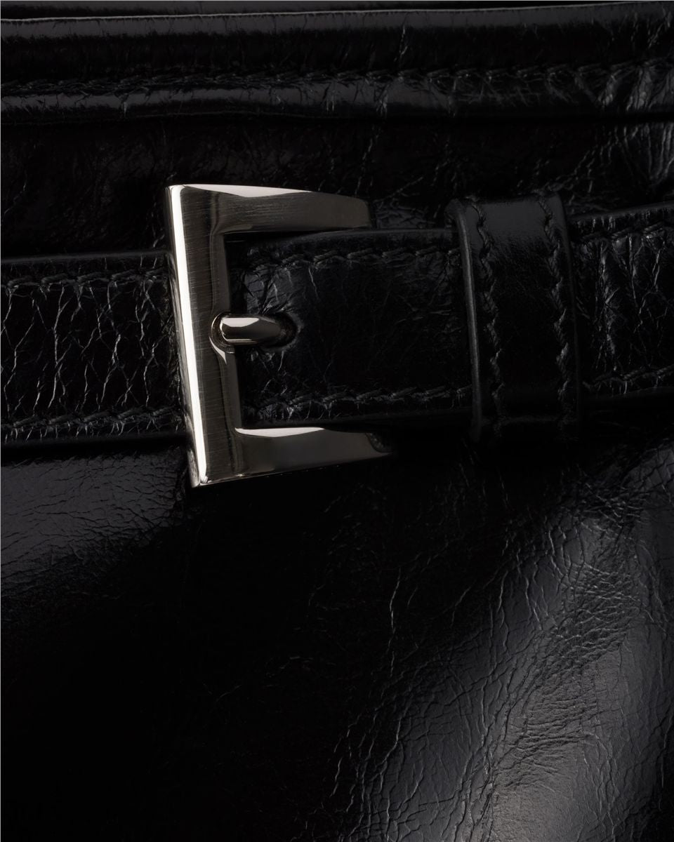 Prada bonnie leather tote bag-PRADA-Verso
