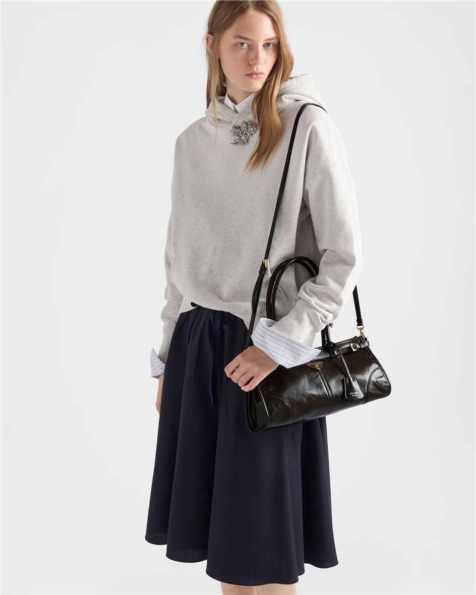 Prada bonnie medium leather bag-PRADA-Verso