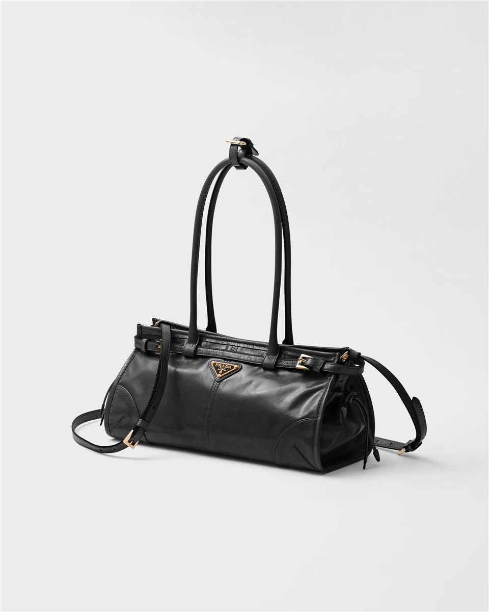 Prada bonnie medium leather handbag
