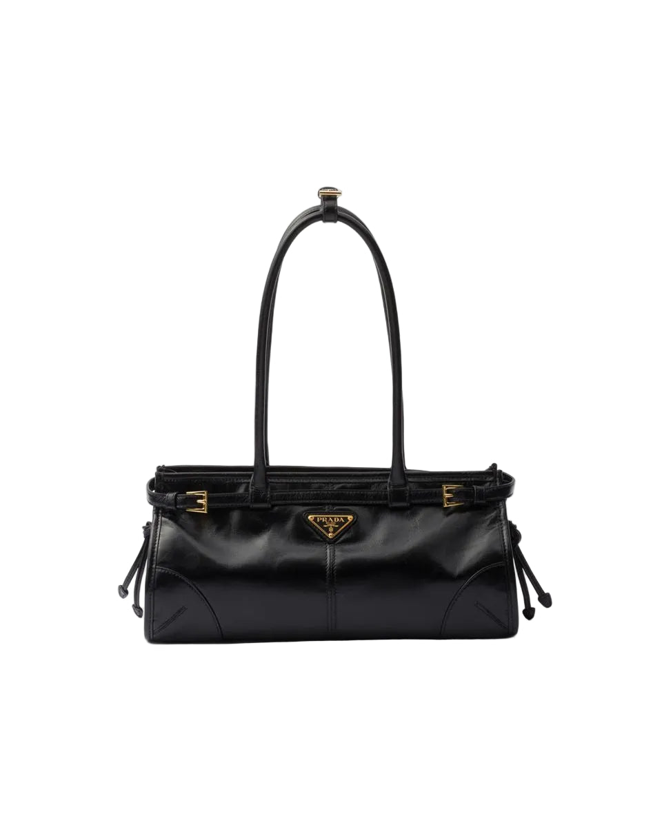 Prada bonnie medium leather handbag