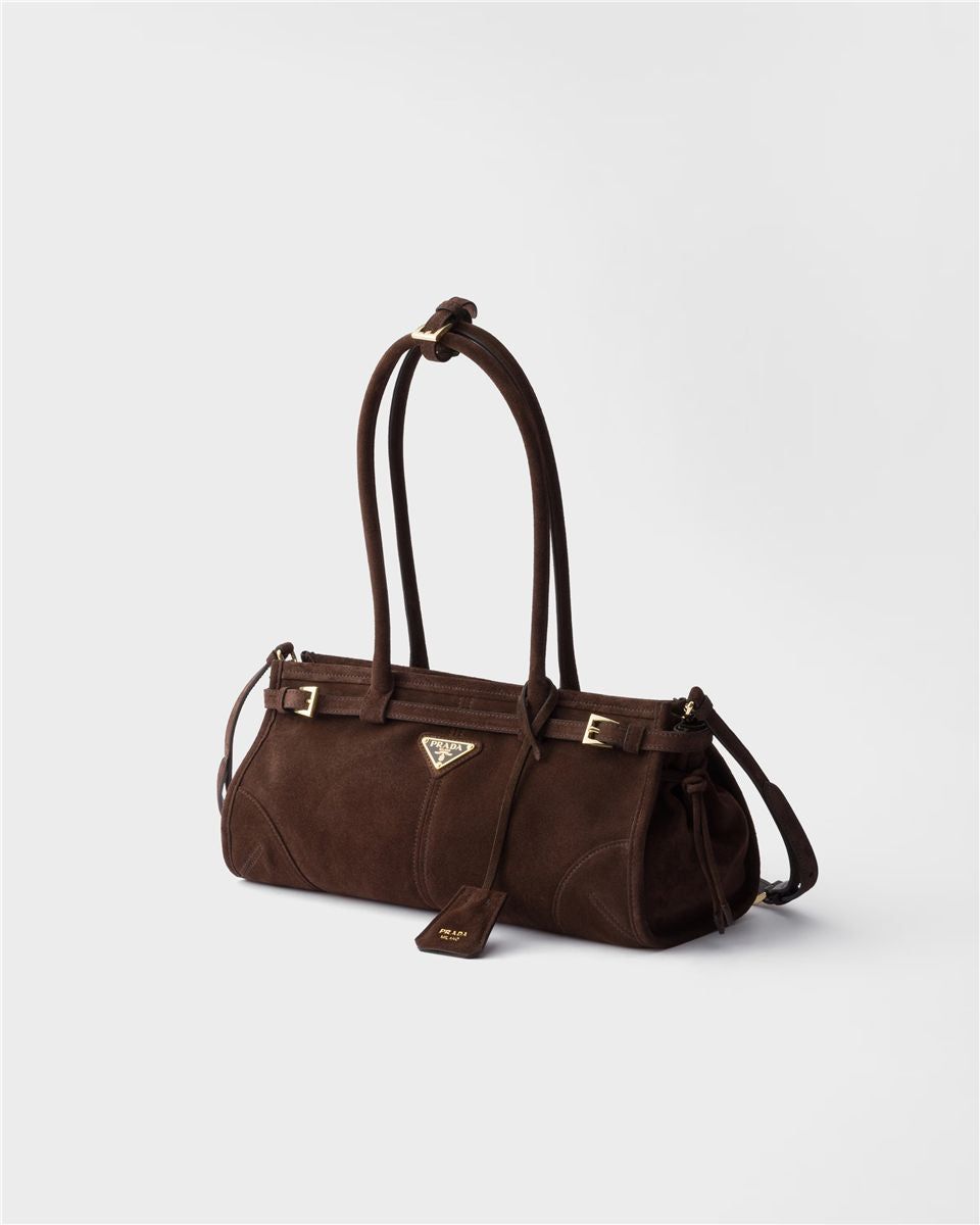 Prada bonnie medium suede bag-PRADA-Verso