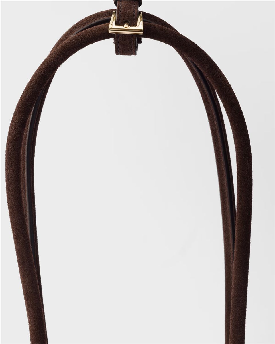 Prada bonnie medium suede bag-PRADA-Verso