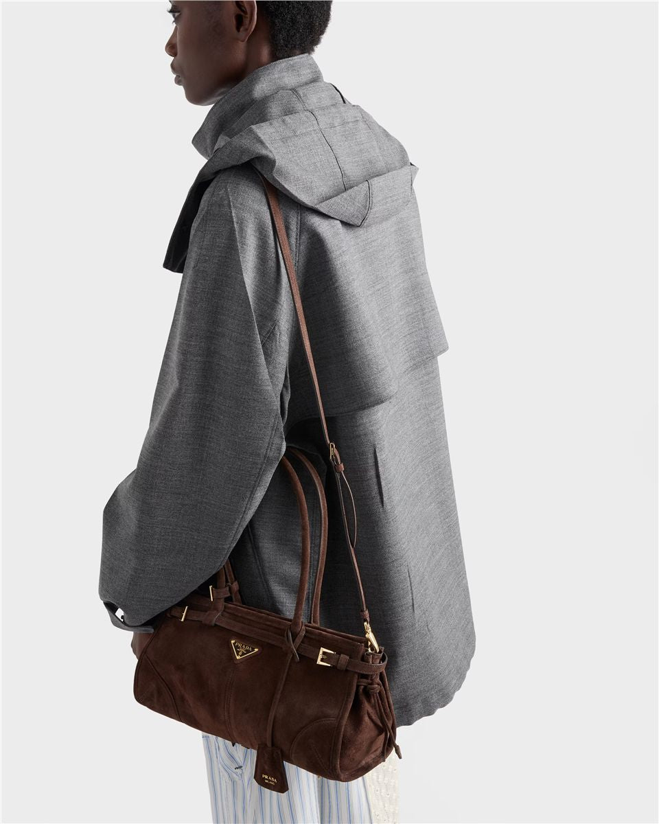 Prada bonnie medium suede bag-PRADA-Verso