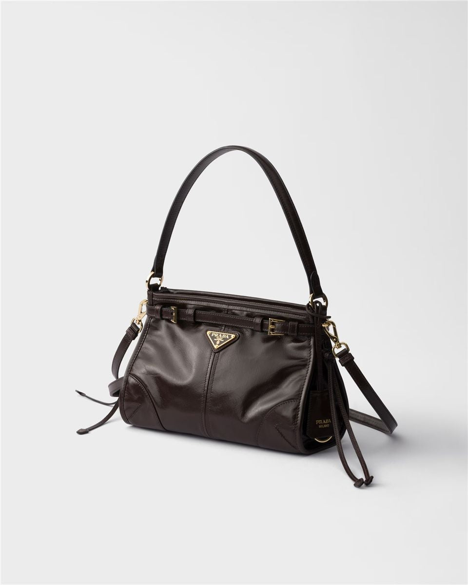Prada bonnie small leather handbag-PRADA-Verso