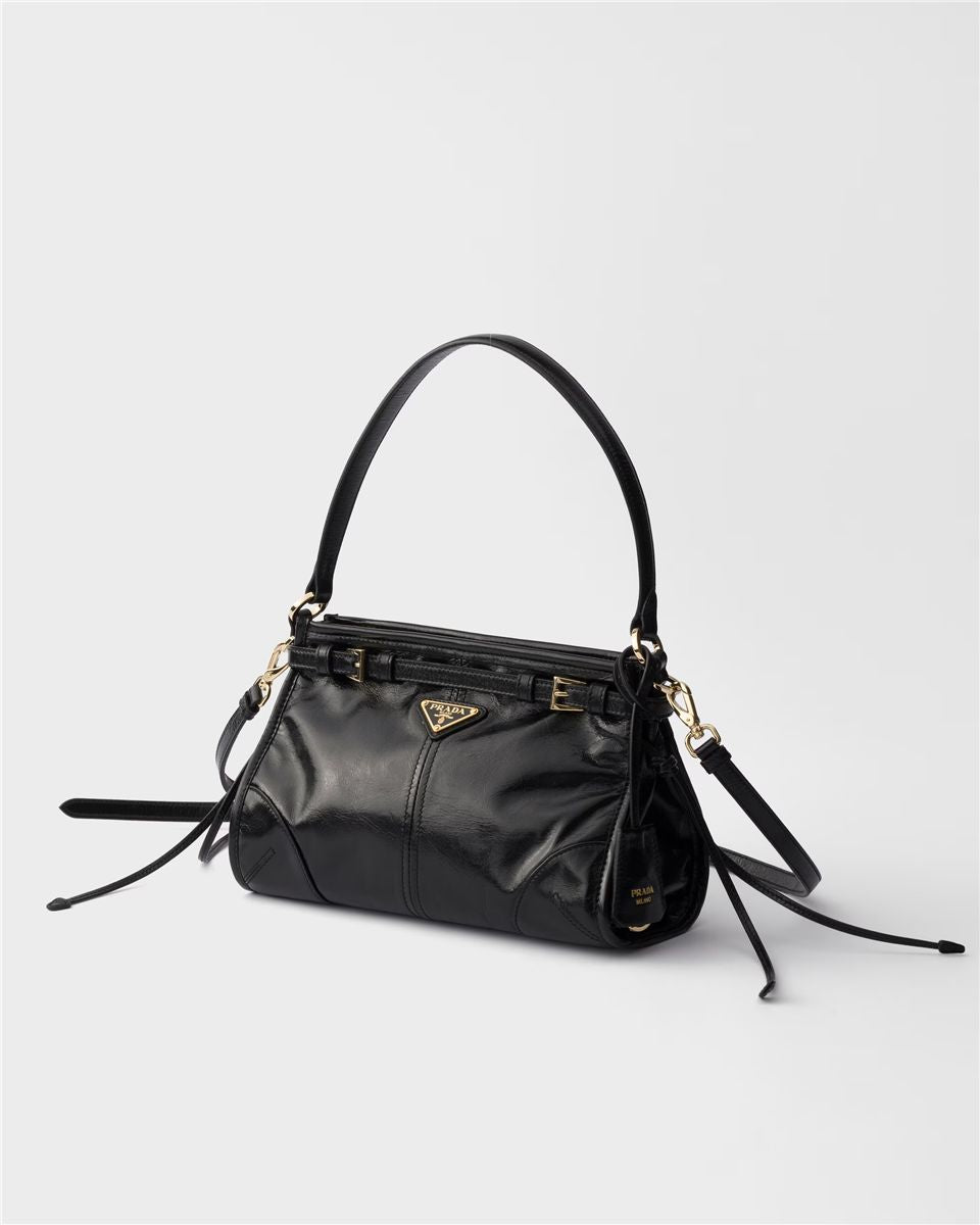 Prada bonnie small leather handbag-PRADA-Verso