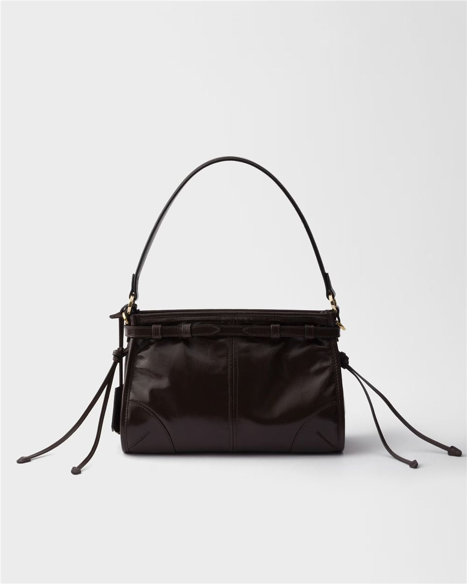 Prada bonnie small leather handbag
