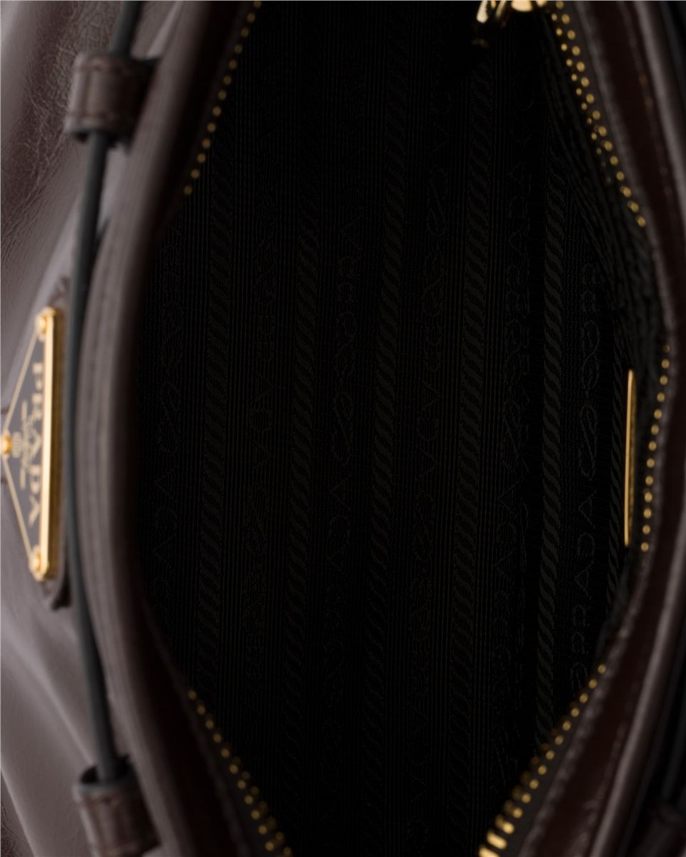 Prada bonnie small leather handbag-PRADA-Verso