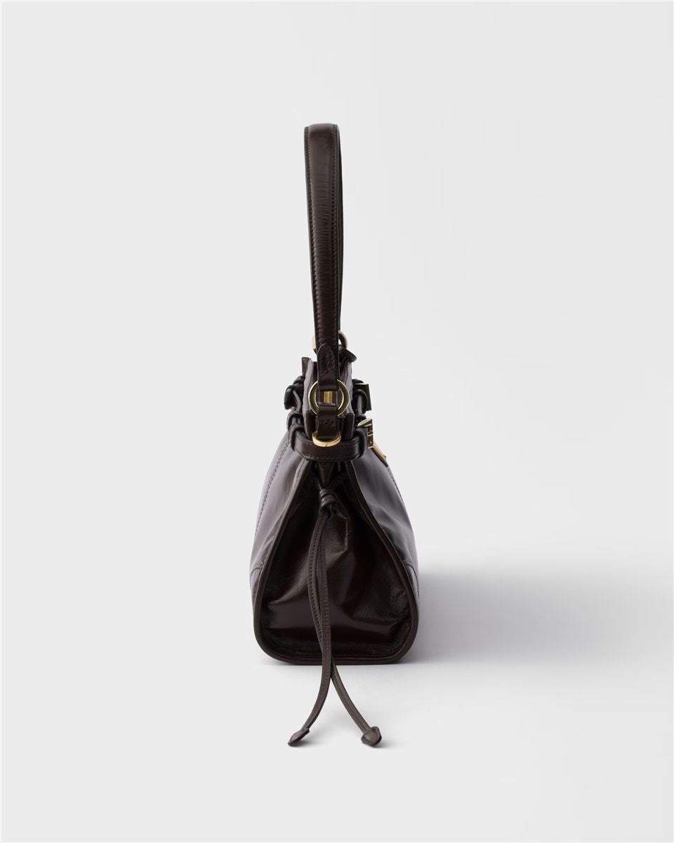 Prada bonnie small leather handbag-PRADA-Verso