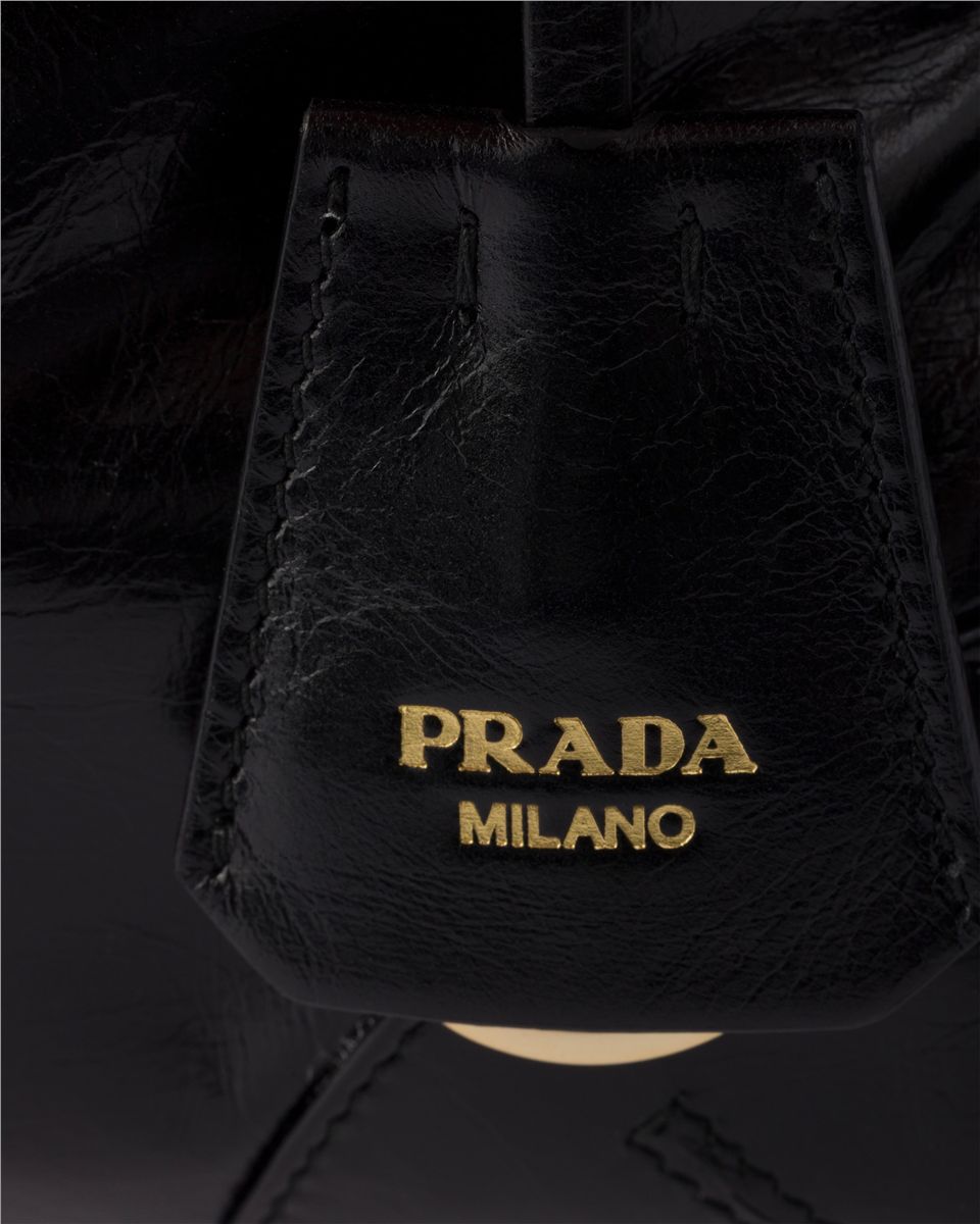 Prada bonnie small leather handbag-PRADA-Verso