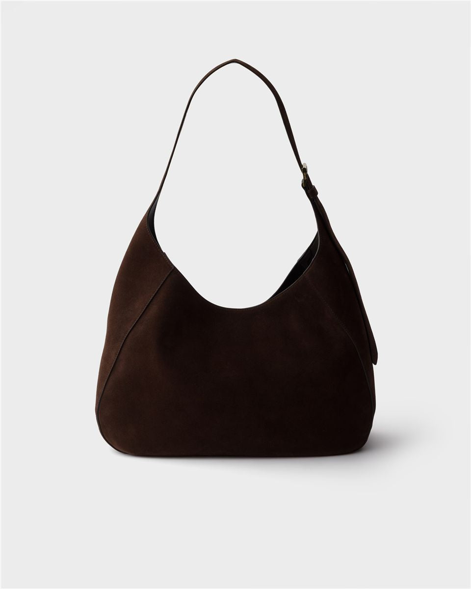 Prada boogie large suede bag-PRADA-Verso