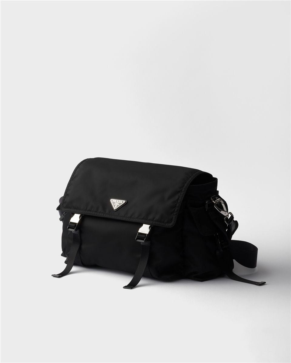 Prada explore re-nylon and leather bag-PRADA-Verso