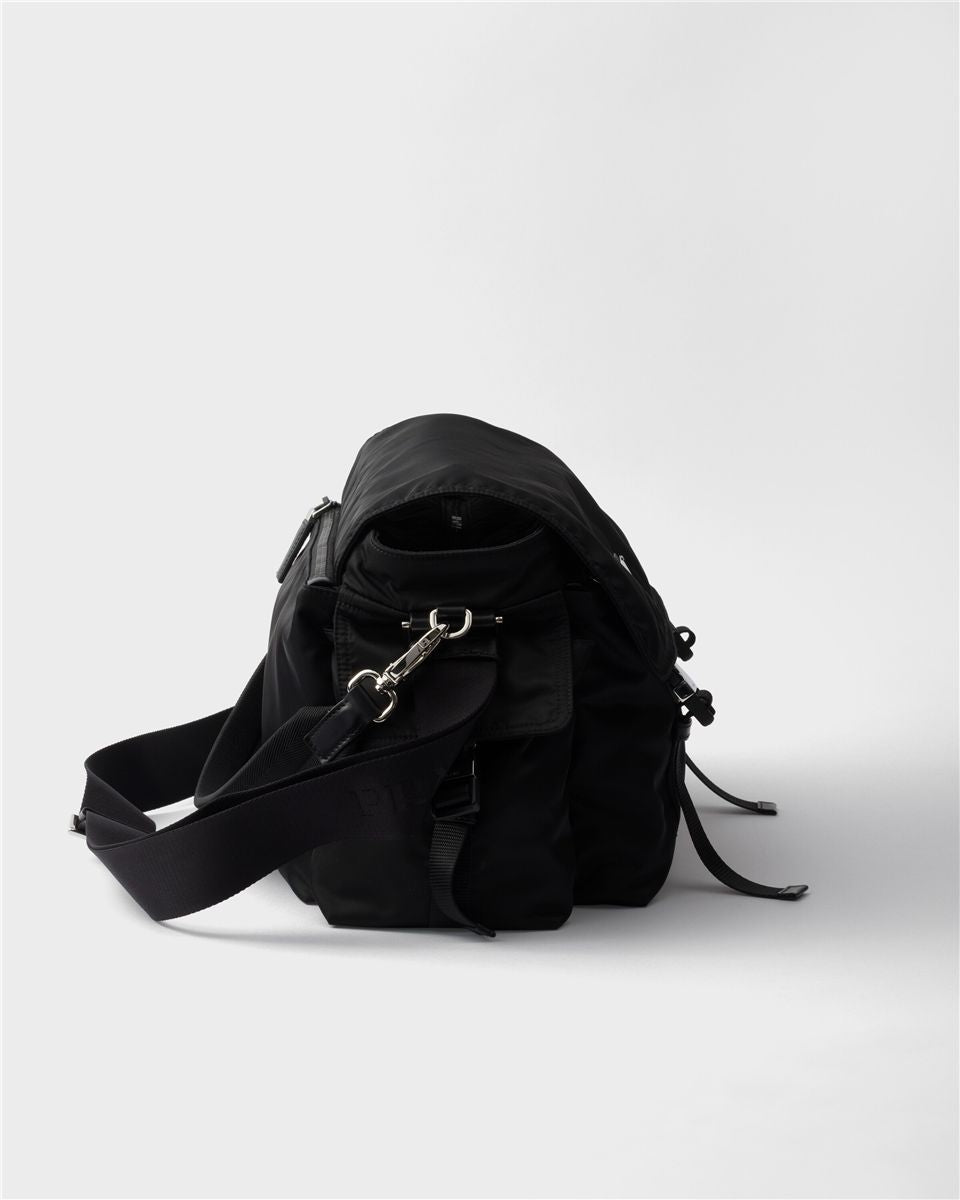 Prada explore re-nylon and leather bag-PRADA-Verso