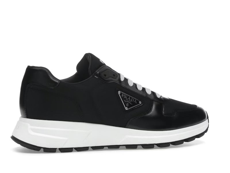 Prada Prax 01 Re-Nylon Brushed Leather Sneakers-PRADA-Verso