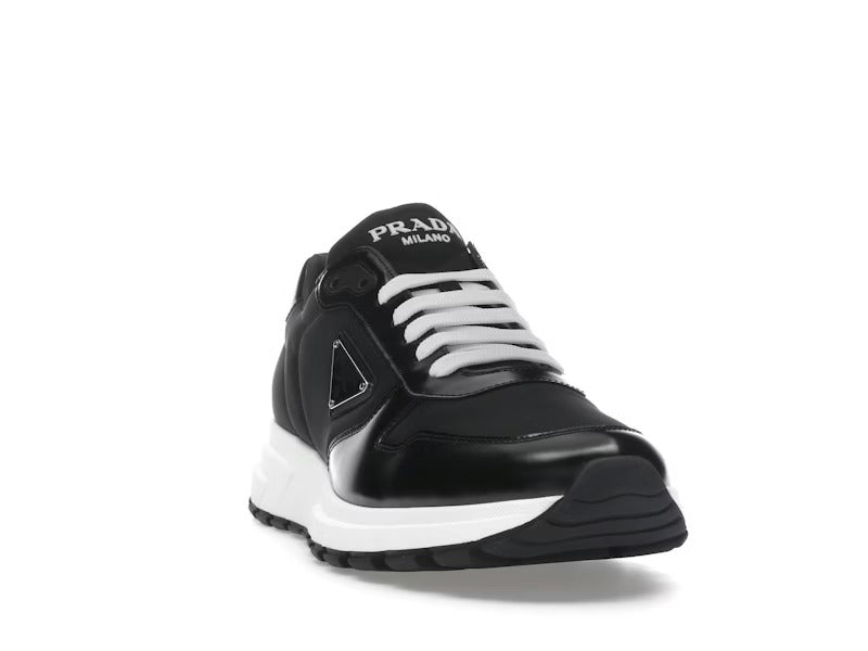 Prada Prax 01 Re-Nylon Brushed Leather Sneakers-PRADA-Verso