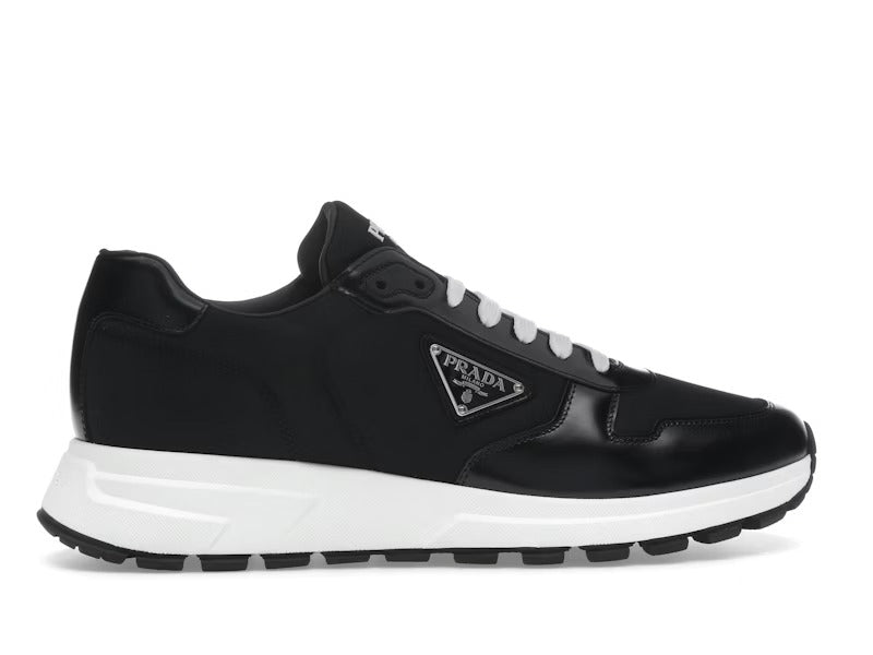 Prada Prax 01 Re-Nylon Brushed Leather Sneakers-PRADA-Verso
