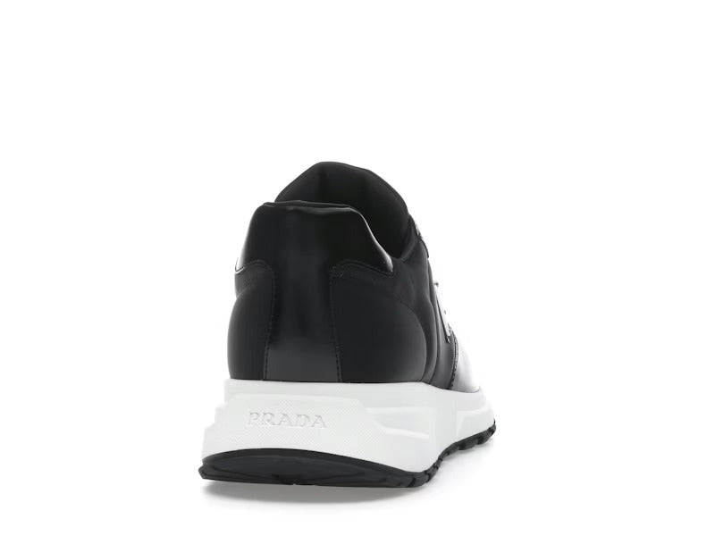 Prada Prax 01 Re-Nylon Brushed Leather Sneakers-PRADA-Verso