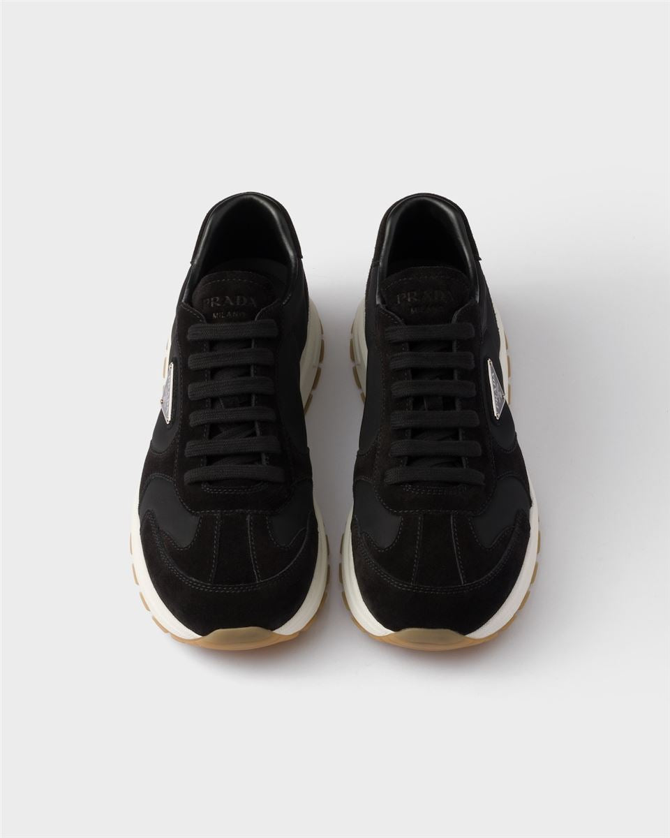 prax suede and re-nylon sneakers-PRADA-Verso