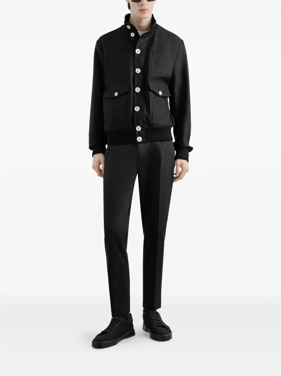 Pressed-crease Trousers-DOLCE & GABBANA-Verso