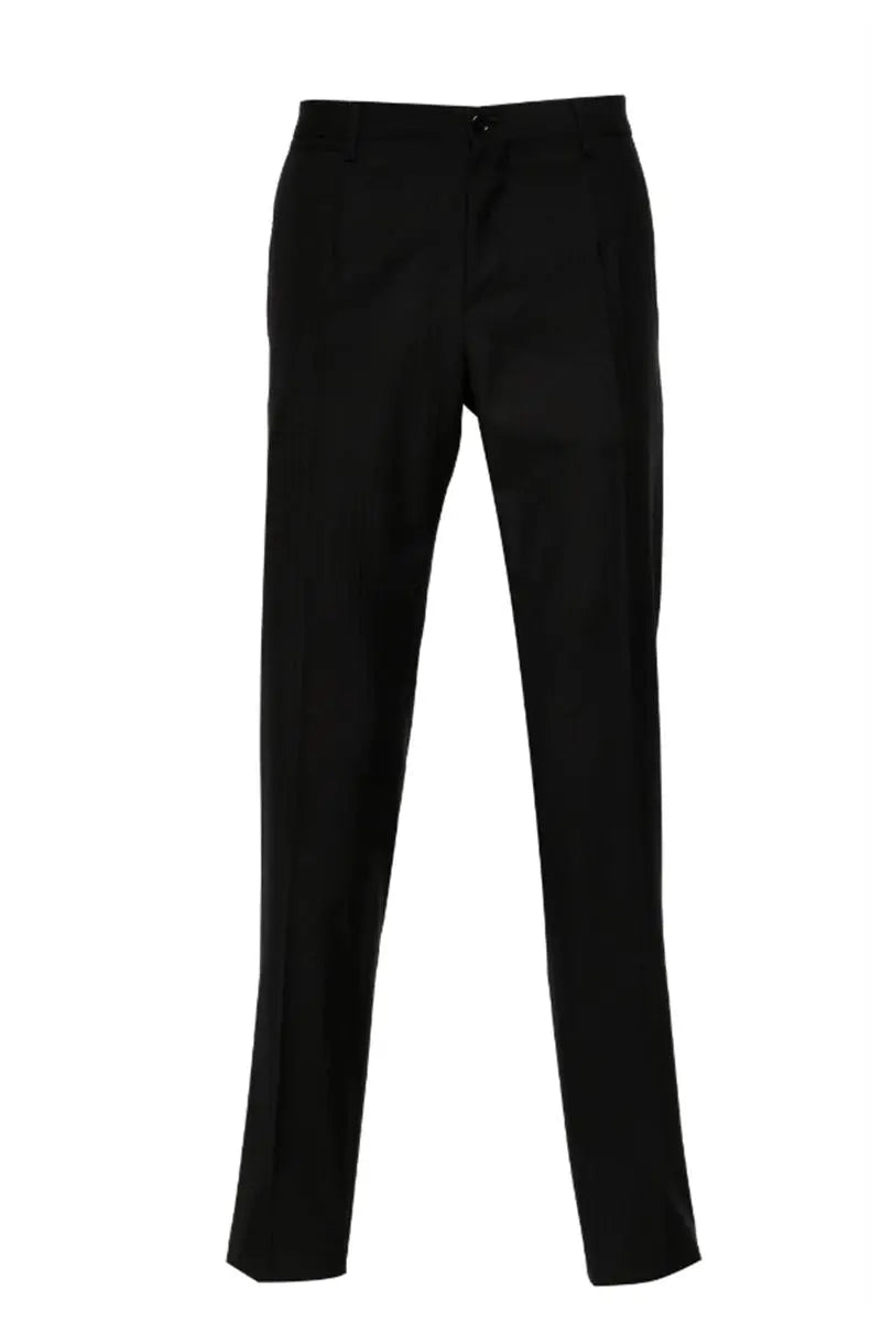 PRESSED-CREASE WOOL TROUSERS DOLCE & GABBANA