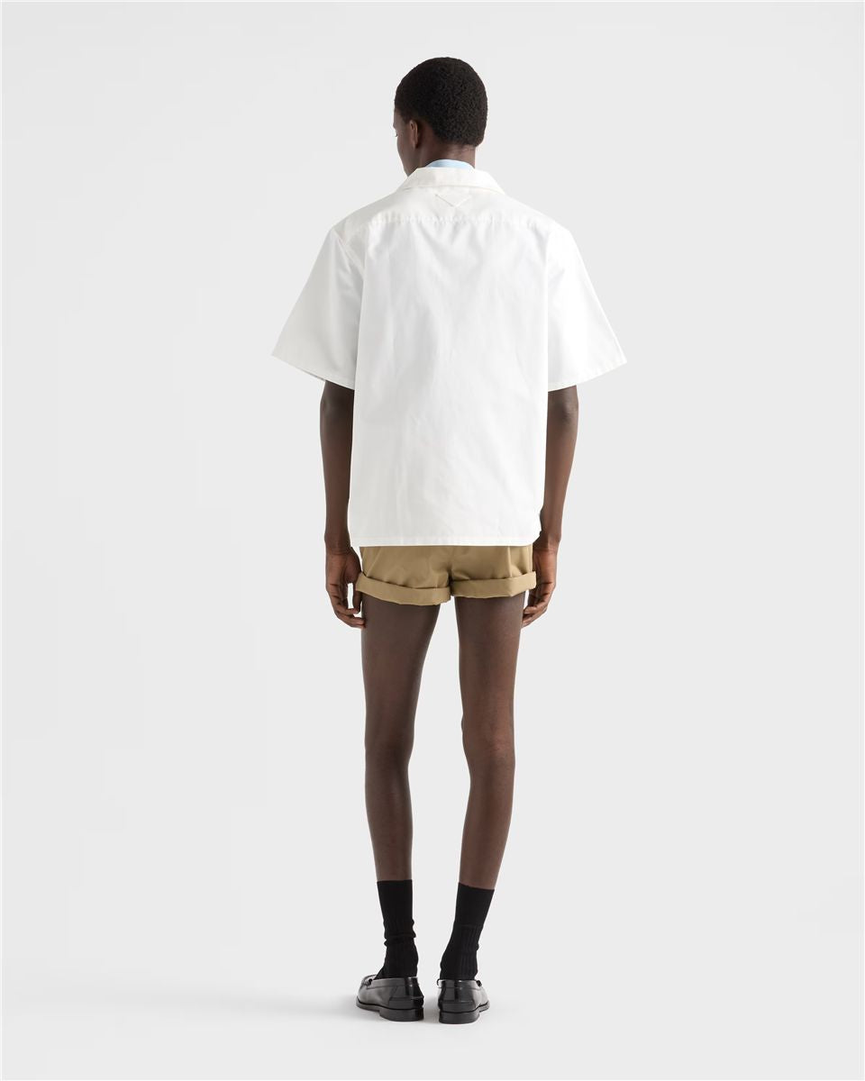 Printed cotton bowling shirt-PRADA-Verso