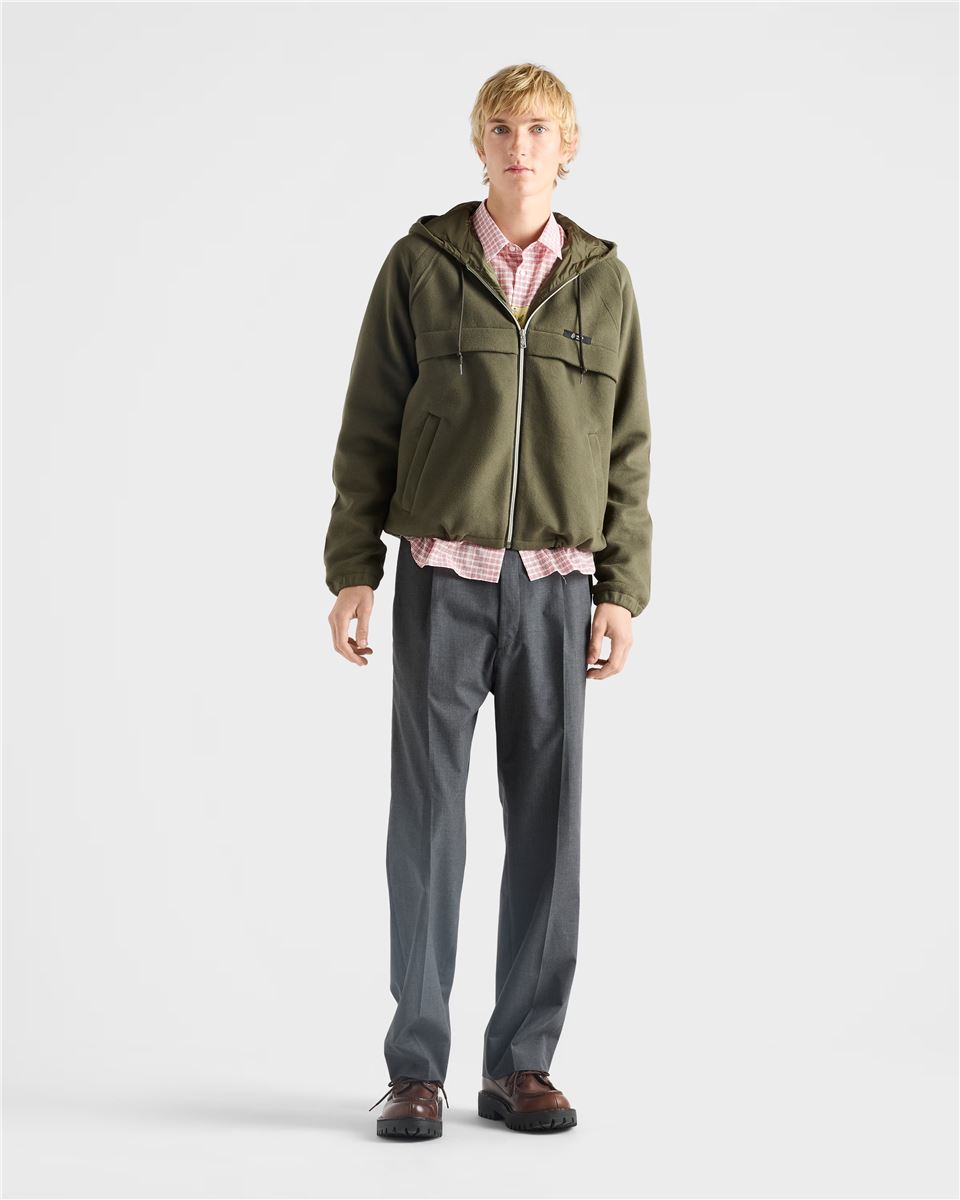 Printed cotton shirt-PRADA-Verso