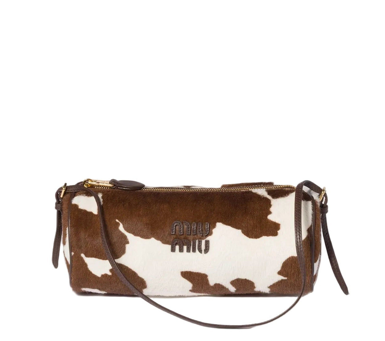 Printed leather pouch-MIU MIU-Verso