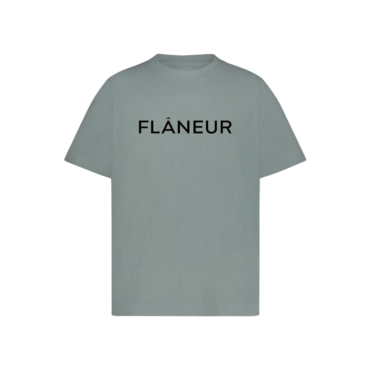 printed logo t-shirt-FLANEUR-Verso