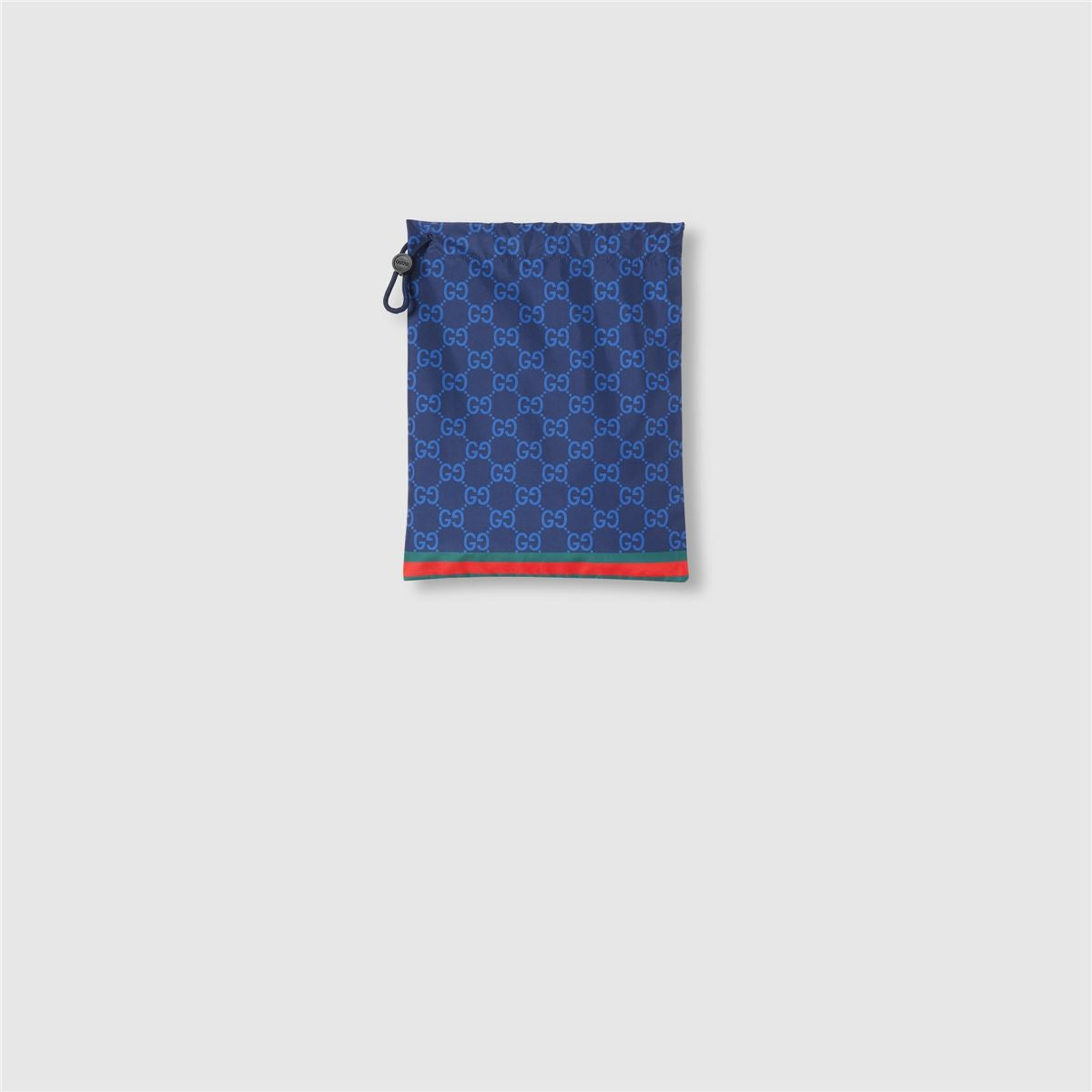 Printed poplin tech swim shorts-GUCCI-Verso