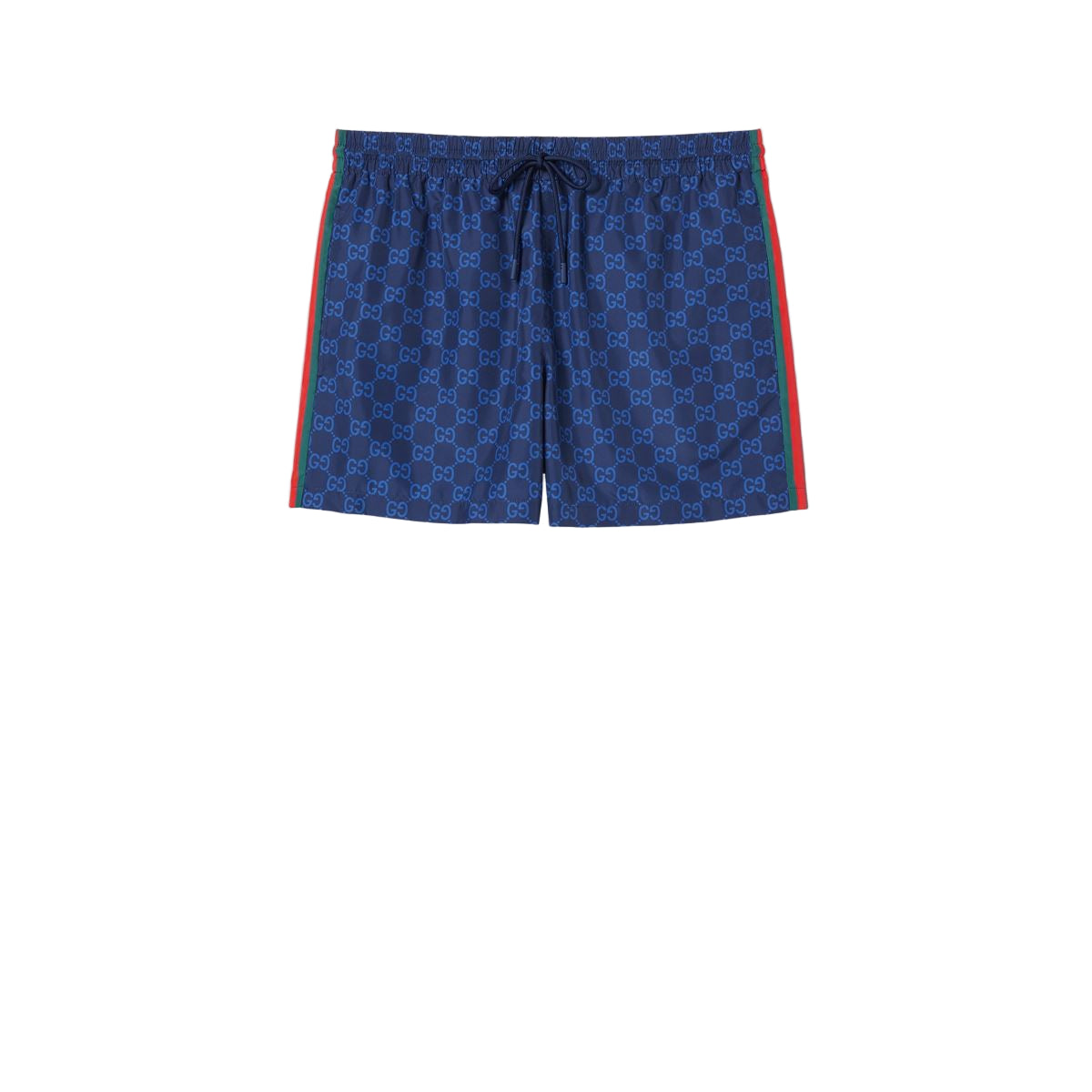 Printed poplin tech swim shorts-GUCCI-Verso