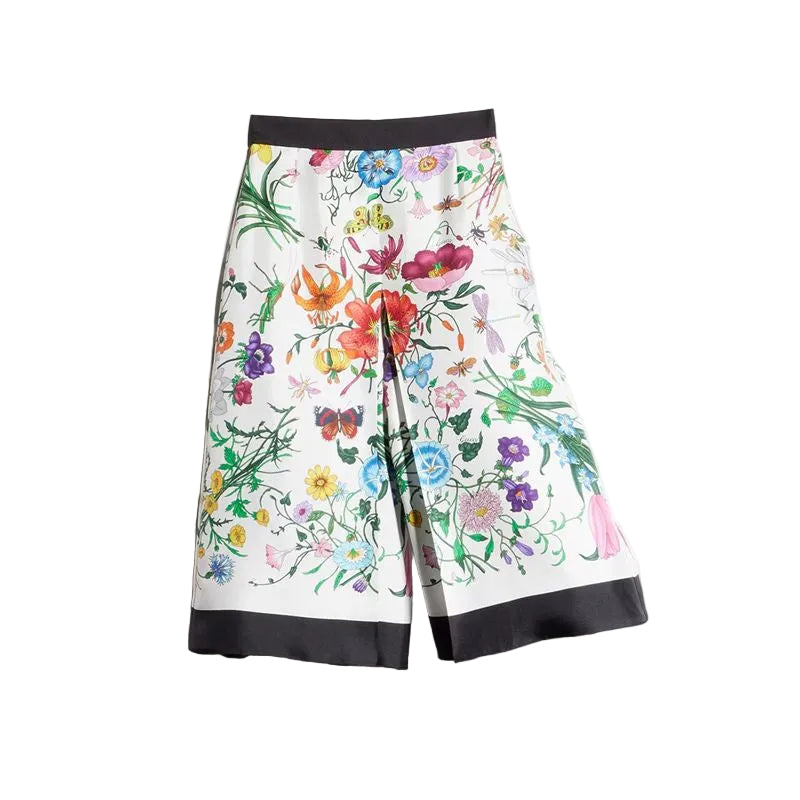 Printed silk pants-GUCCI-313481-40-Verso