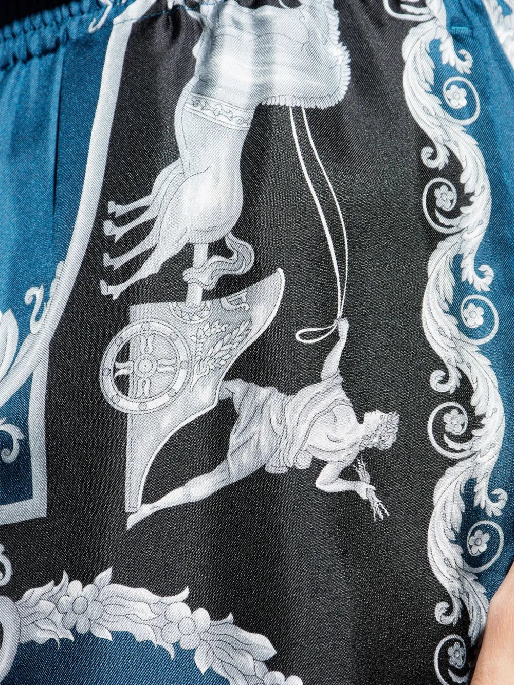 La coupe des dieux silk shorts-VERSACE-Verso