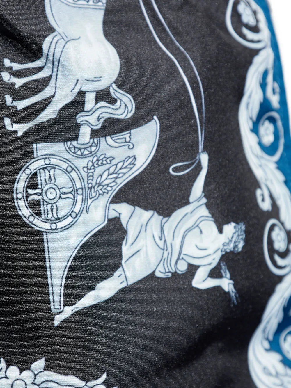 Printed swim shorts-VERSACE-Verso