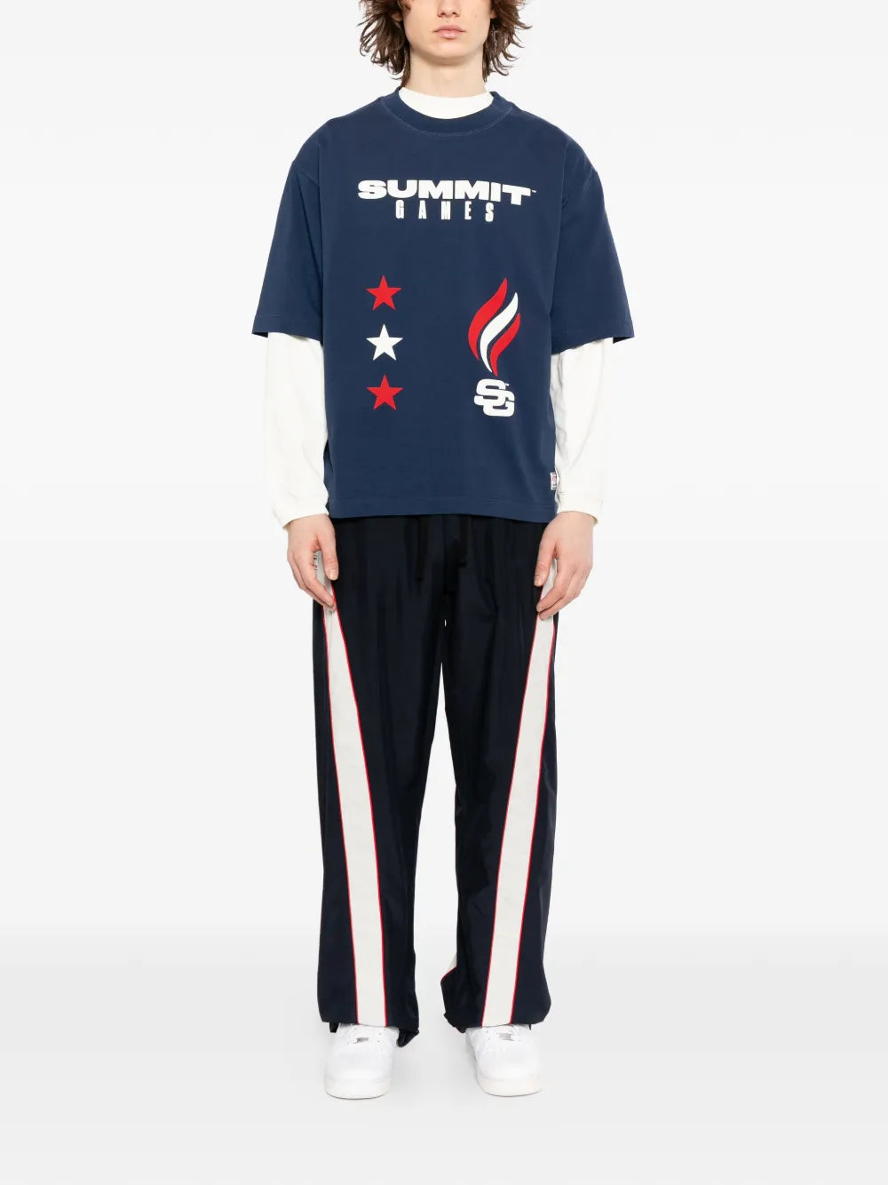 Printed t-shirt-SUMMER GAMES-Verso