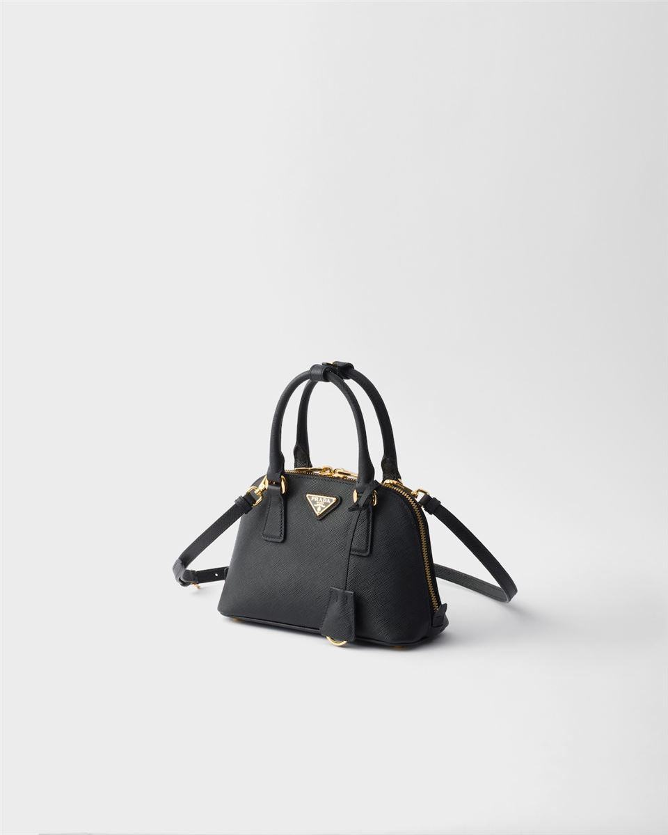 promenade mini saffiano leather bag-PRADA-Verso