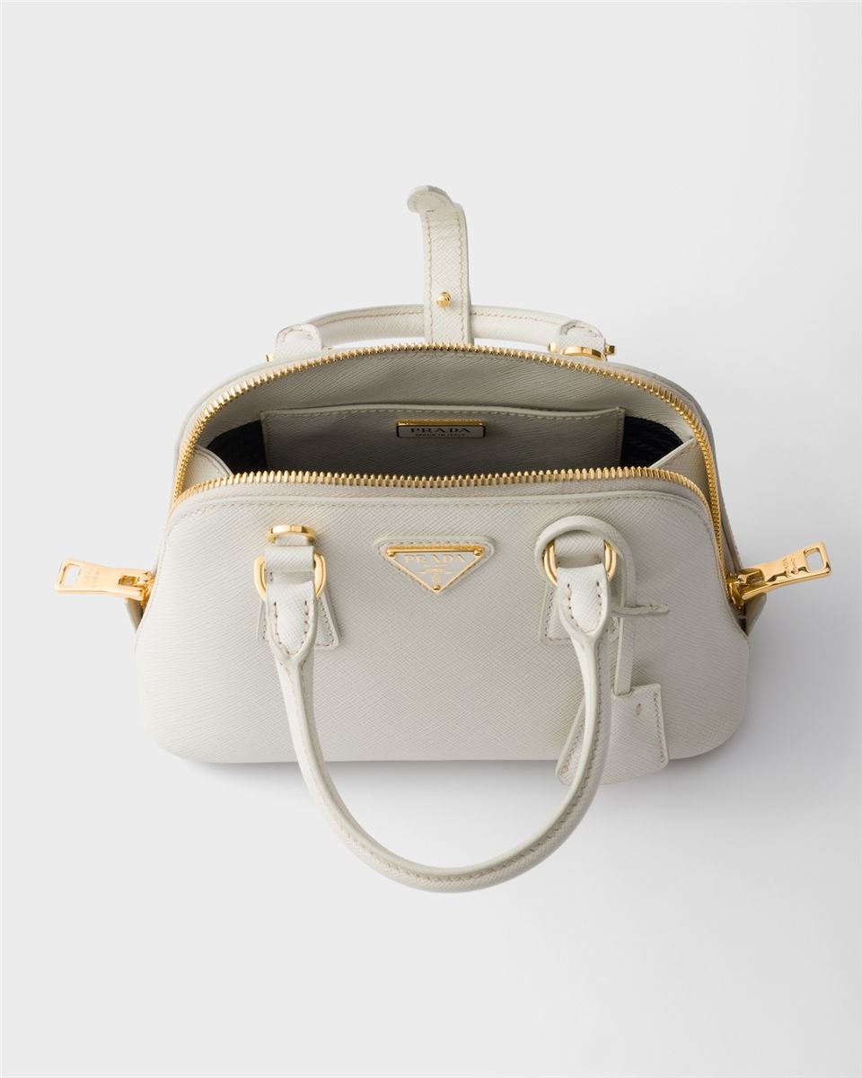 promenade mini saffiano leather bag-PRADA-Verso