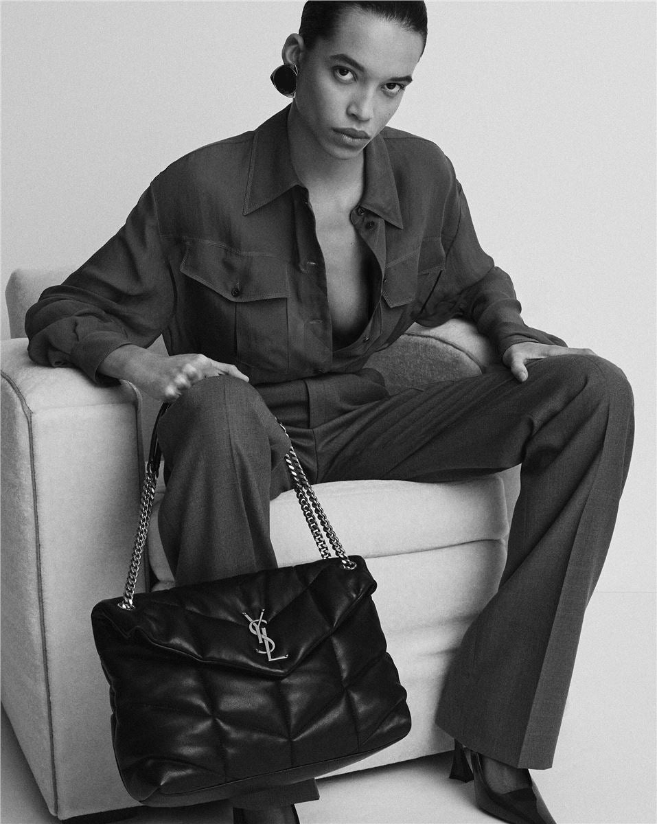 puffer medium in nappa leather-SAINT LAURENT-Verso