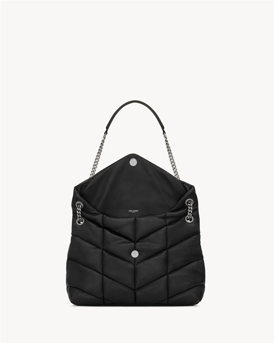 puffer medium in nappa leather-SAINT LAURENT-Verso