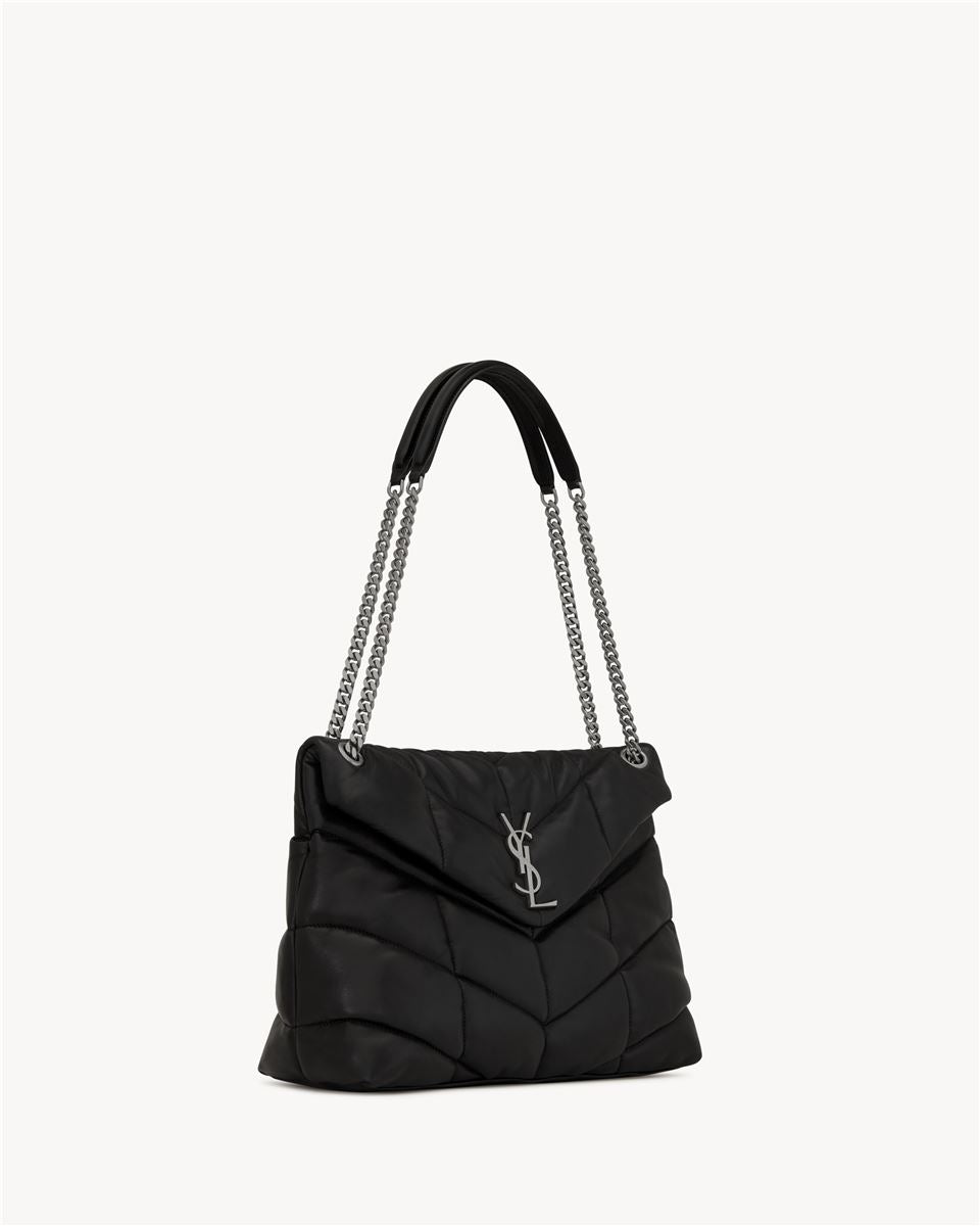 puffer medium in nappa leather-SAINT LAURENT-Verso