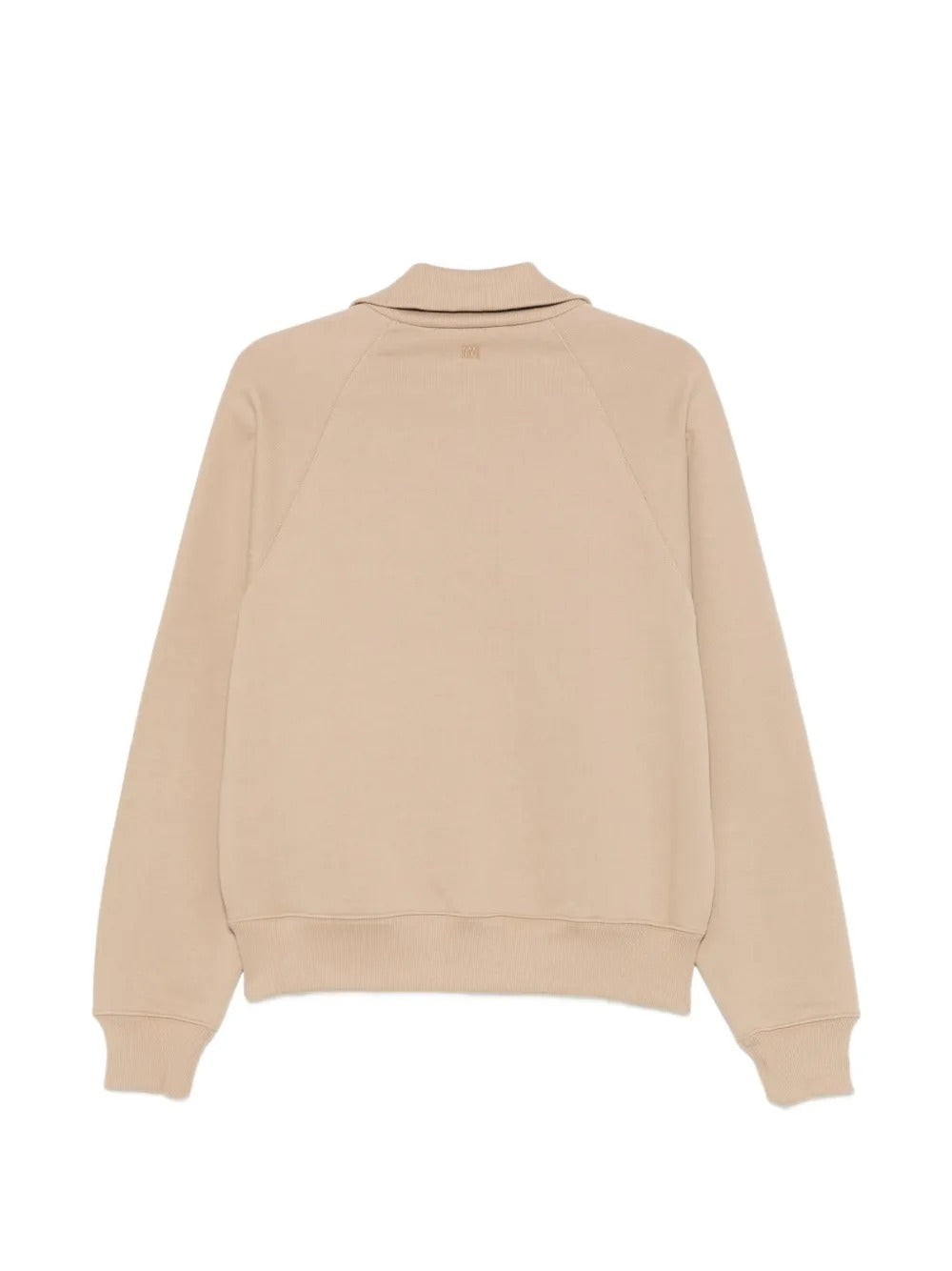 Quarter-zip raglan-sleeve sweatshirt-AMI-Verso