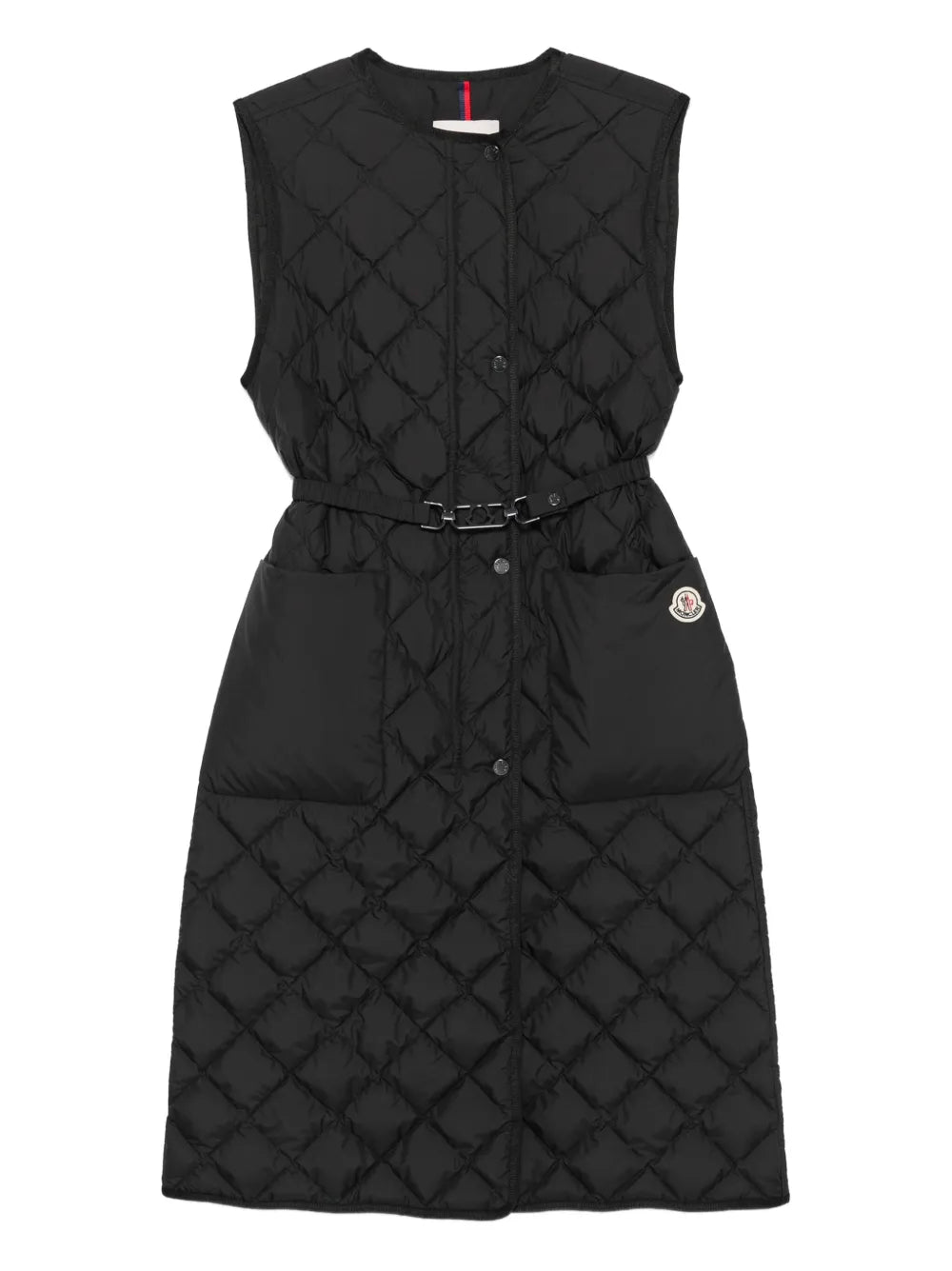 Quilted belted vest-MONCLER-Verso