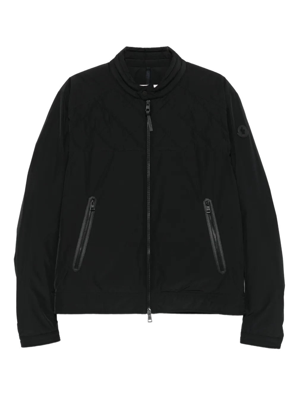 Quilted Diamond-pattern Jacket-MONCLER-Verso