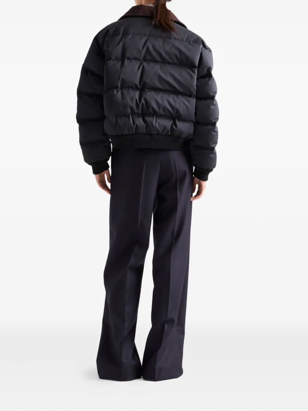 Quilted down jacket-PRADA-Verso